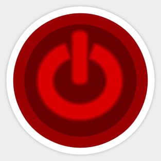 Power Button Sticker
